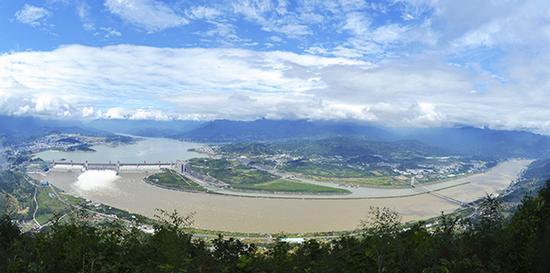 三峡大坝景区全景图。防控小洪水，会占据三峡大量库容。视觉中国 资料