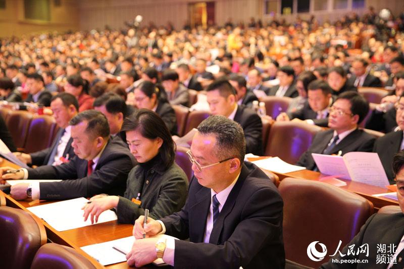 现场高清图：湖北省十三届人大二次会议开幕4.JPG