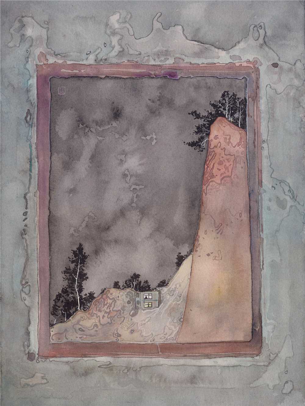 周金華作品〈一個(gè)人的世界〈〉No.15 23x31cm 紙本水彩 2016.jpg