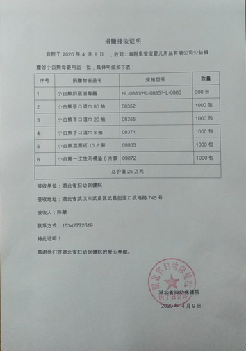 4月8日武漢重啟，小白熊母嬰抗疫援助進行時