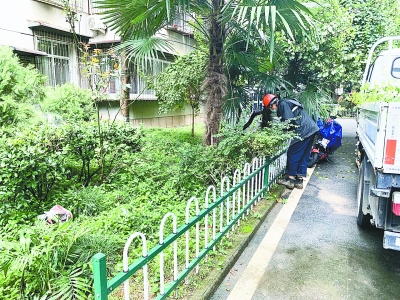 鴻華花園小區(qū)改造前。