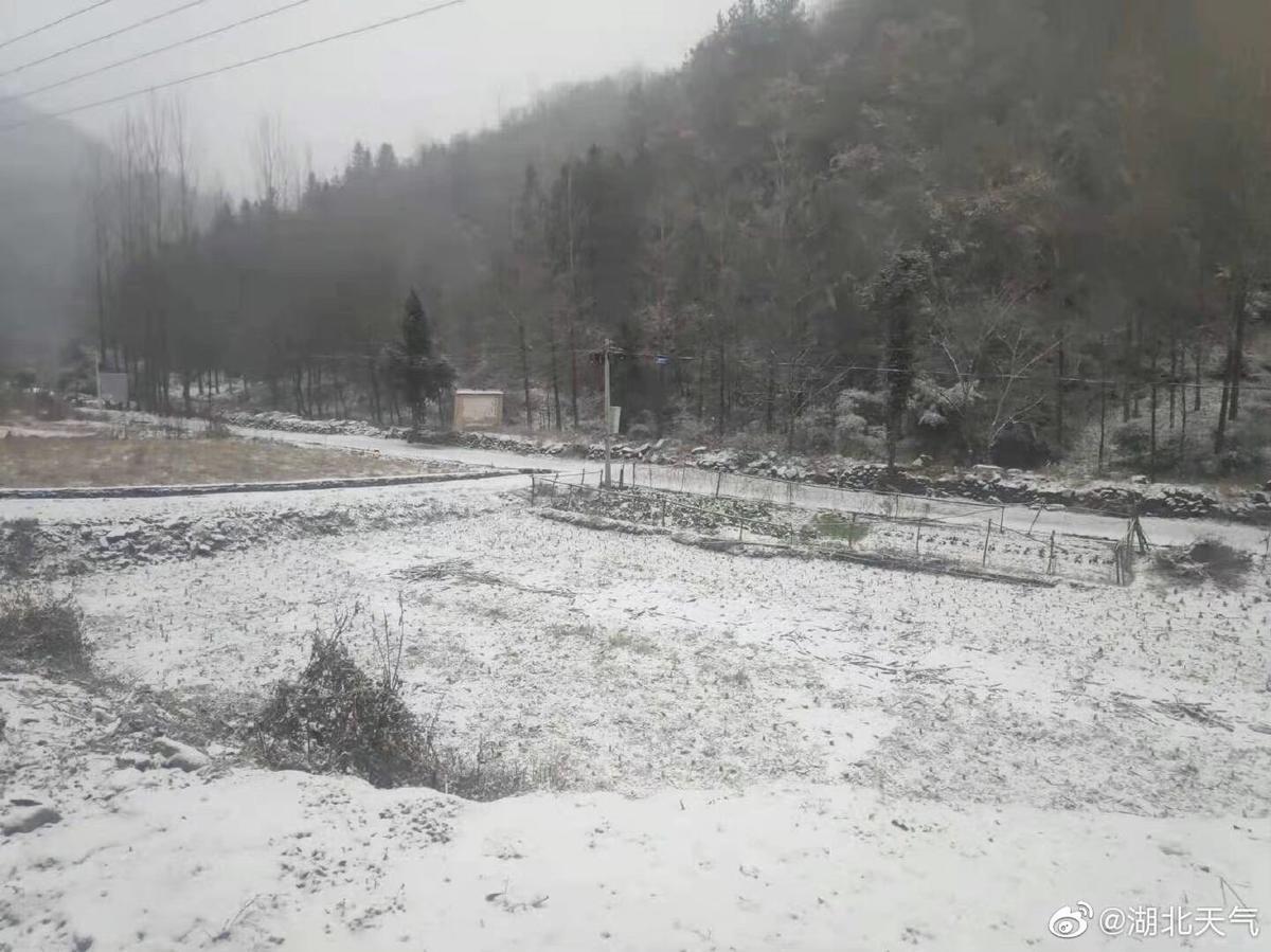 湖北多地迎降雪 圖片來自網(wǎng)友余昌波、杜德亮