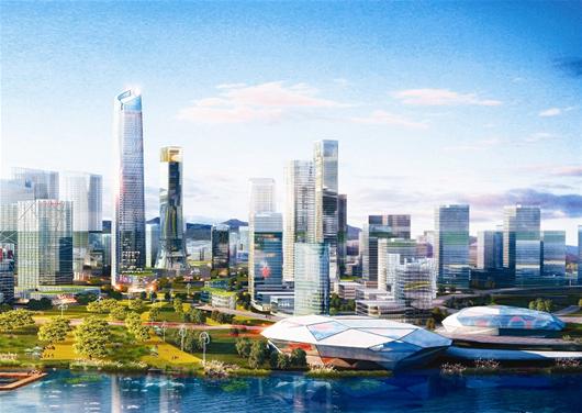 湖北日报讯 图为：大冶湖生态新区规划图